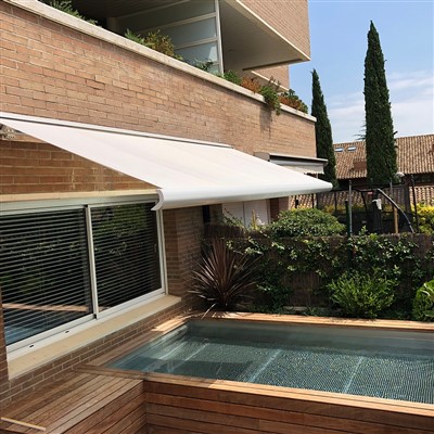 مظلات فناء كاسيت كاملة